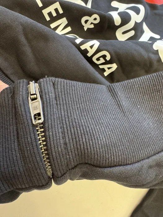 зип худи Balenciaga I love Paris cropped S M L — фото 6