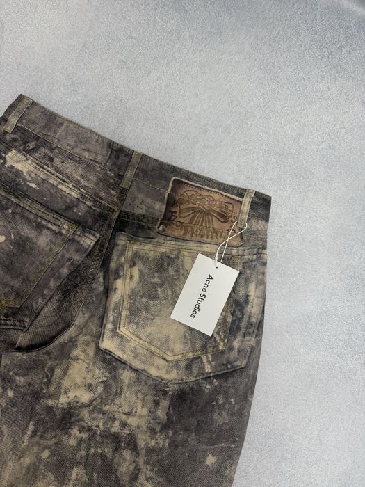 Джинсы Acne Studios Painted White black jeans M L nofaith jaded london — фото 6