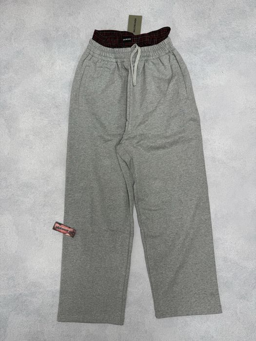 штаны Balenciaga Boxers grey pants sporty