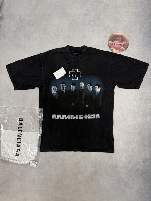 футболка Balenciaga rammstein S M L vetements project gr protocol index