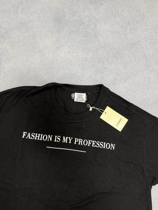 футболка Vetements fashion is my proffesion S M L — фото 2