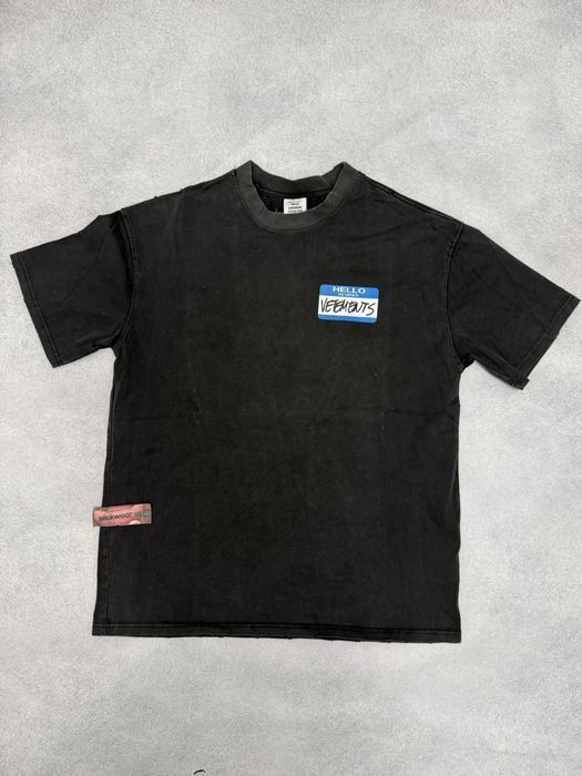 футболка Vetements My name is