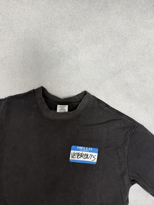 футболка Vetements My name is — фото 2