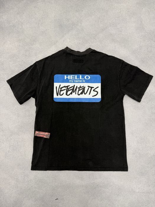 футболка Vetements My name is — фото 3