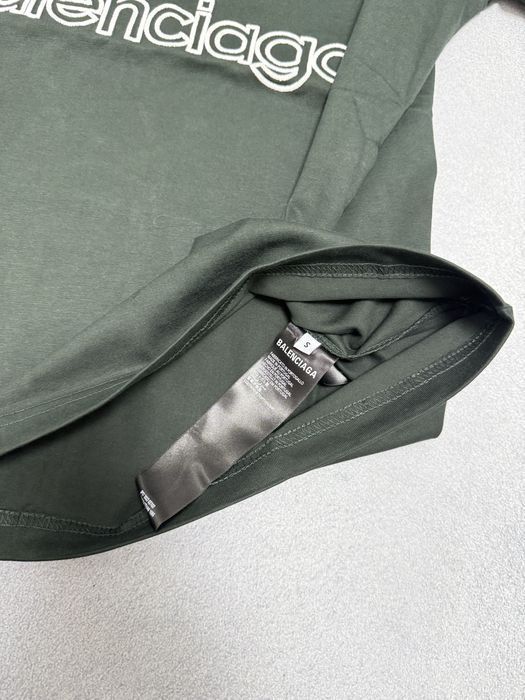 футболка Balenciaga X Adidas Green tee S M L — фото 4