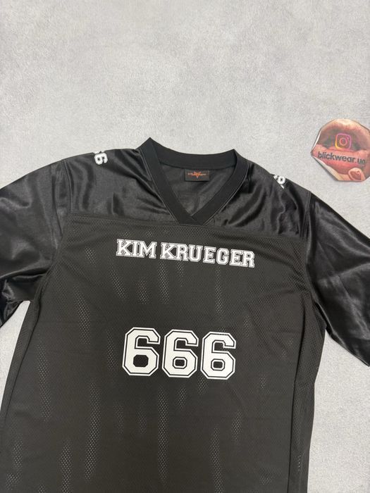 футболка Kim keueger merch jersey 666 — фото 2