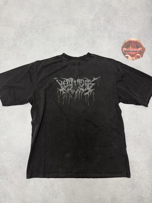 футболка Vetements Rock logo 2025 tee — фото 4