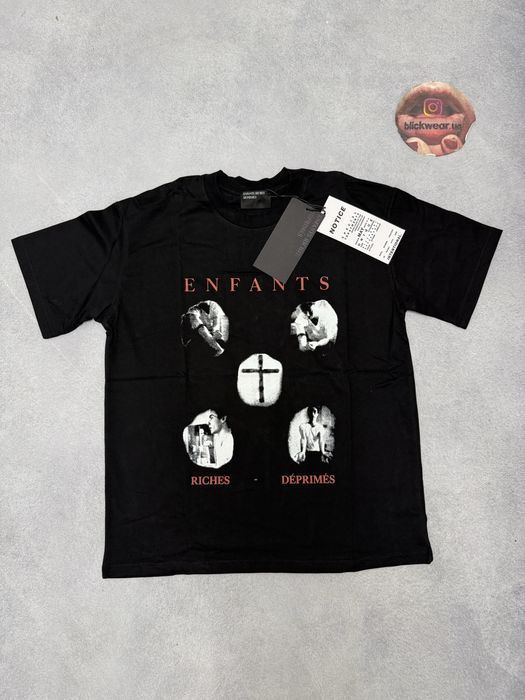 футболка Enfants Riches deprimes Erd print logo narcotica