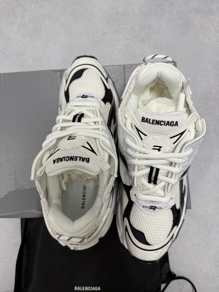 кроссовки Balenciaga Runners white black 41 42 43 44 45 vetements rick owens — фото 3