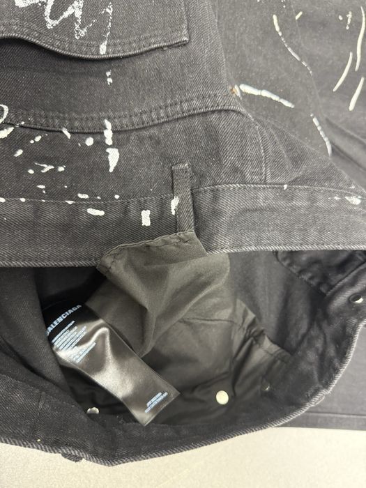 штаны Balenciaga grafiti jeans black м л — фото 2