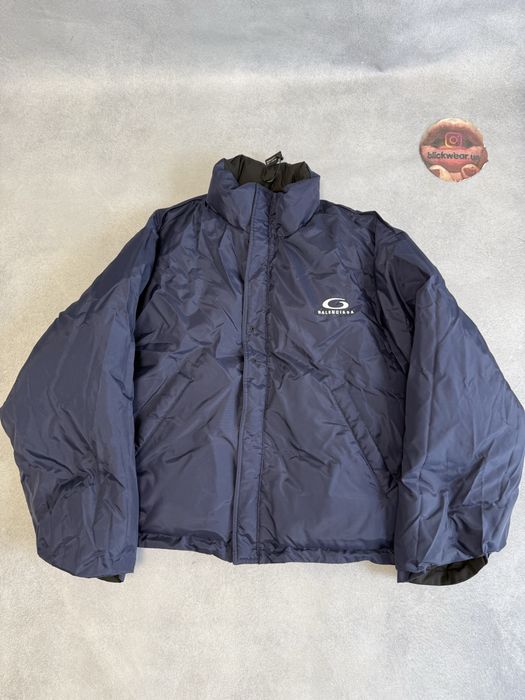 Куртка Пуховик Balenciaga Infinity logo puffer M L vetements prada — фото 7
