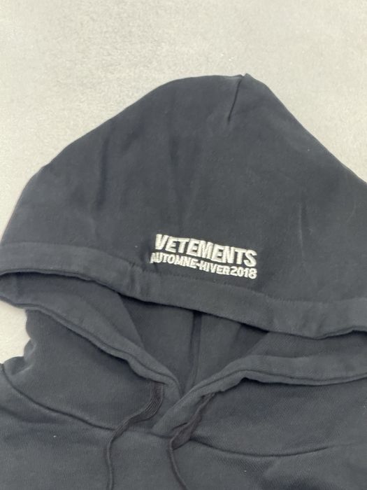 Худи Vetements Metal Hard logo worldtour 2033 — фото 2