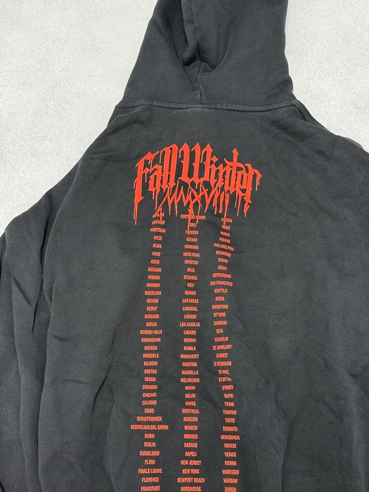 Худи Vetements Metal Hard logo worldtour 2033 — фото 6