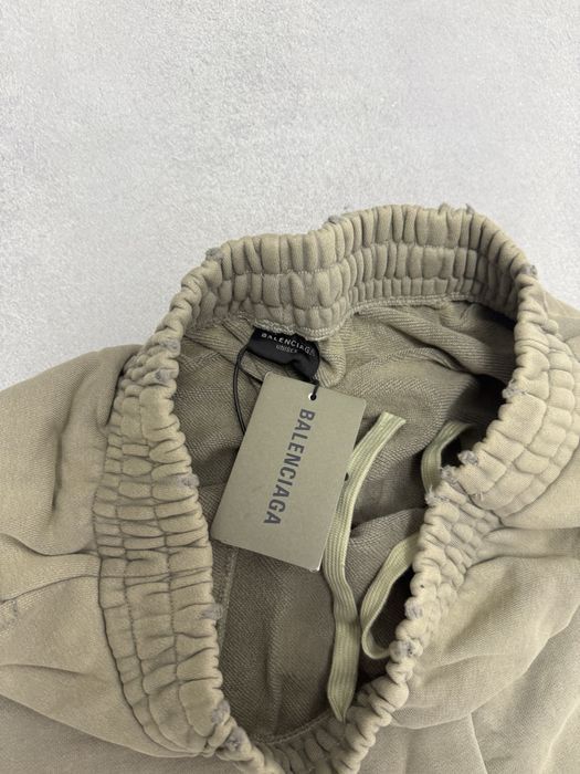 штаны Balenciaga Grafity Light brown pants x — фото 2