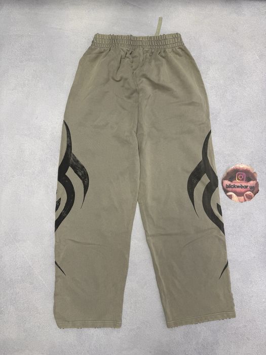 штаны Balenciaga Grafity Light brown pants x — фото 4