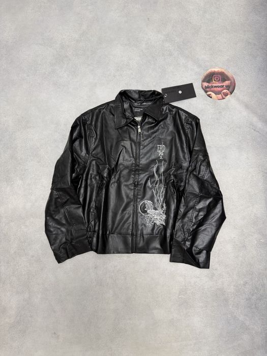 Куртка бомбер кожанка Erd Enfants Riches deprimes M L  ysl japaness china balenciaga acne studios vetements rick owens