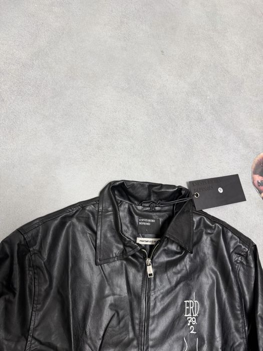 Куртка бомбер кожанка Erd Enfants Riches deprimes M L  ysl japaness china balenciaga acne studios vetements rick owens — фото 2