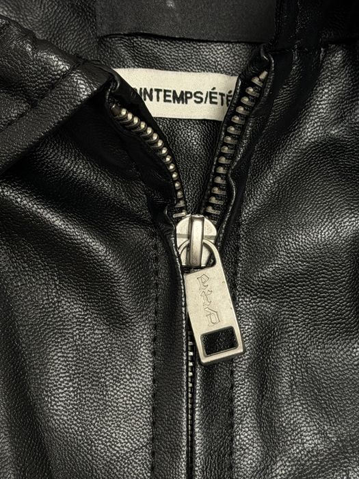 Куртка бомбер кожанка Erd Enfants Riches deprimes M L  ysl japaness china balenciaga acne studios vetements rick owens — фото 4
