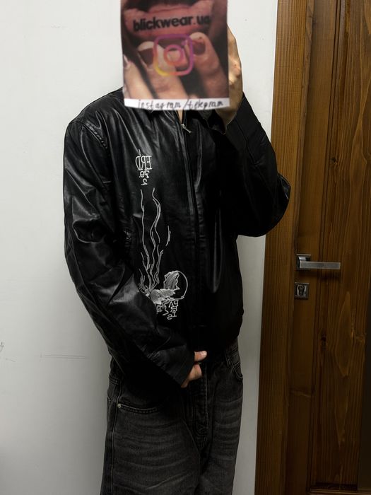 Куртка бомбер кожанка Erd Enfants Riches deprimes M L  ysl japaness china balenciaga acne studios vetements rick owens — фото 8