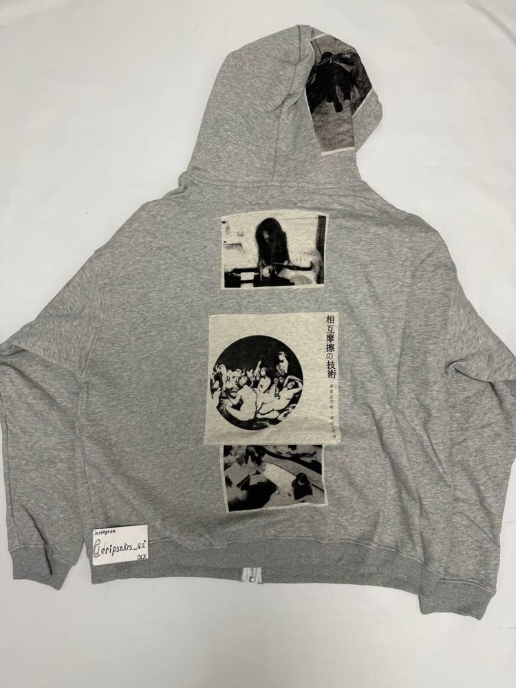 зип худи Enfants Riches deprimes Grey Asseblage M L vetements rick owe — фото 4