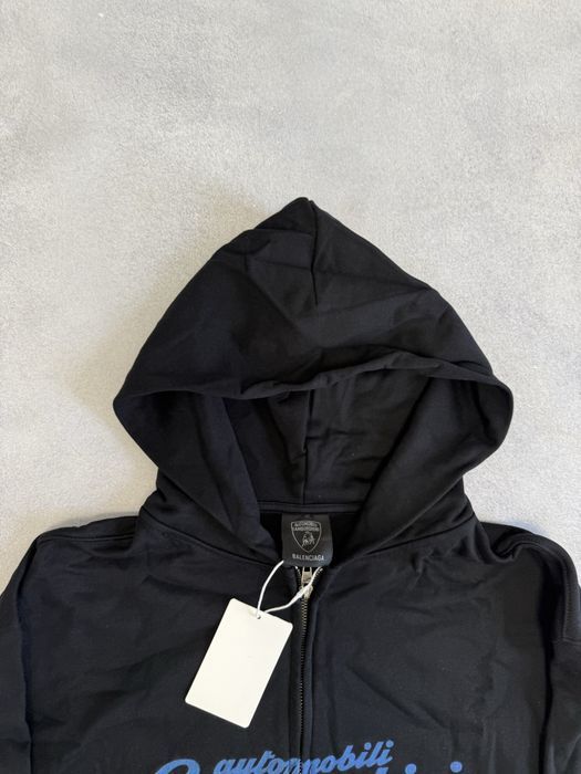 зип худи Balenciaga Lamborghini black zip up M L vetements — фото 3