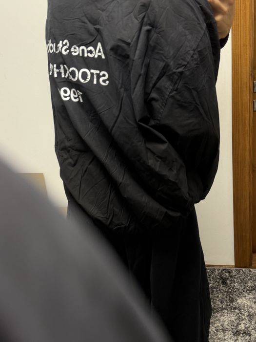 куртка пуховик ветровка Acne Studios black M L vetements Balenciaga — фото 5