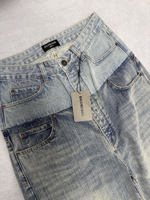 джинсы штаны Balenciaga double hybrid M L — фото 2
