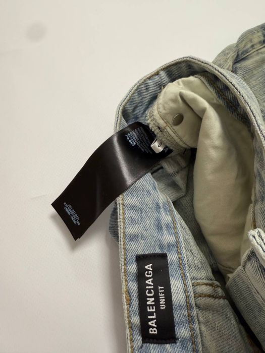 джинсы штаны Balenciaga double hybrid M L — фото 4