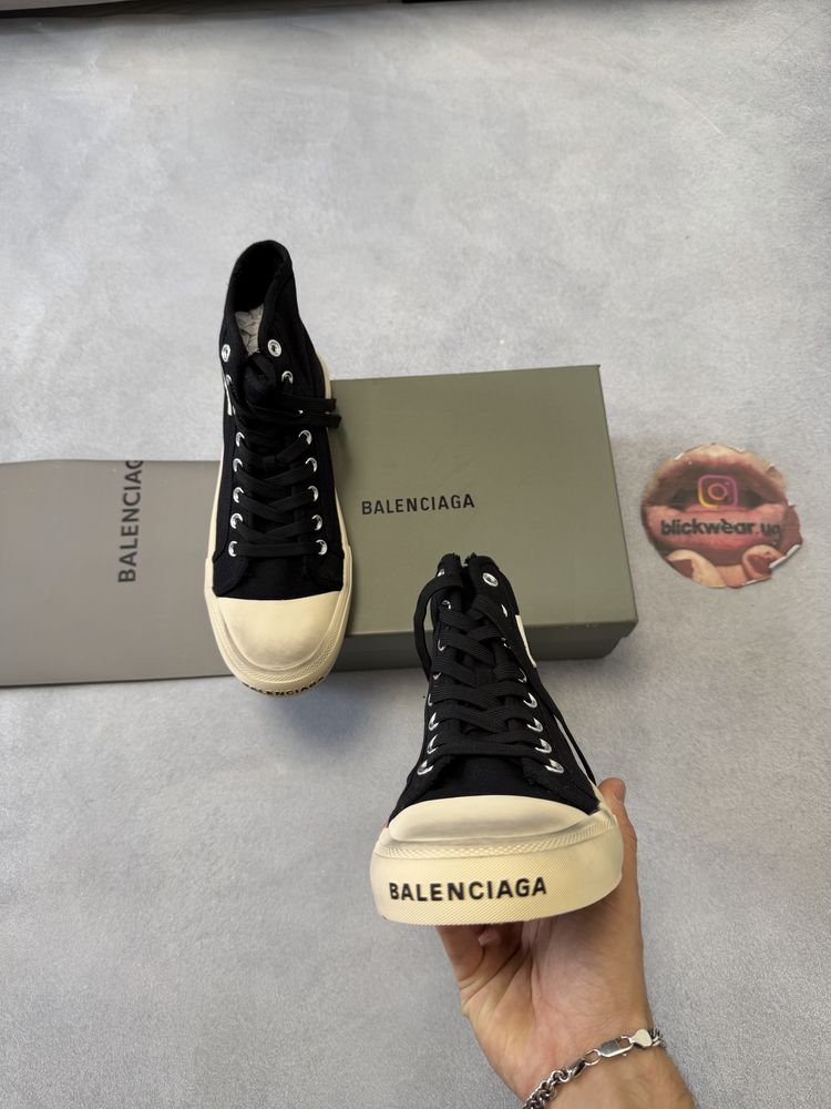 кеды кроссовки Balenciaga Paris sneaks Black 41 42 43 44 Vetements — фото 2