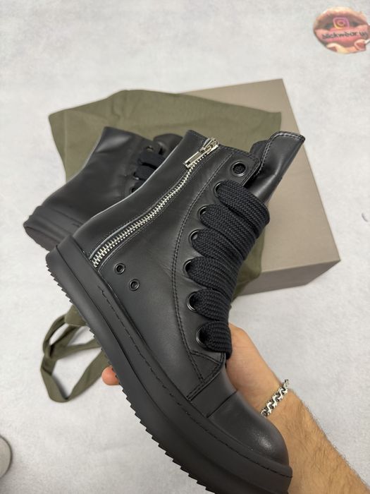 кроссовки кеды черевики Rick Owens Ramones Jambo black 44 45 vetements — фото 2