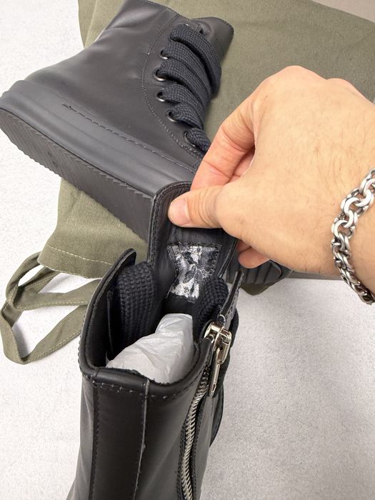 кроссовки кеды черевики Rick Owens Ramones Jambo black 44 45 vetements — фото 3