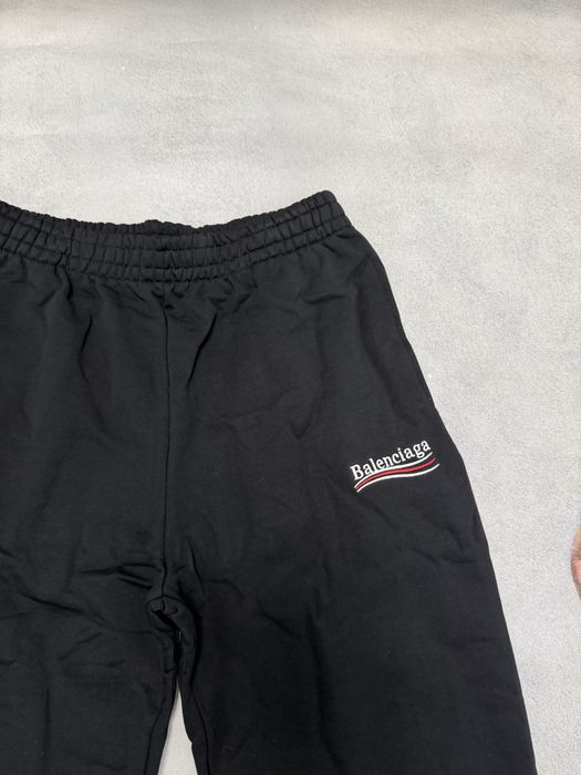 штаны Balenciaga Sweatpants political logo M L Vetements Balenciaga — фото 2