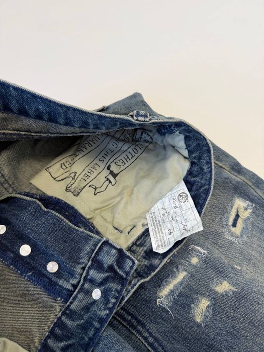 джинсы штаны  Nofaith Studios Jeans Blue M L vetements balenciaga — фото 5