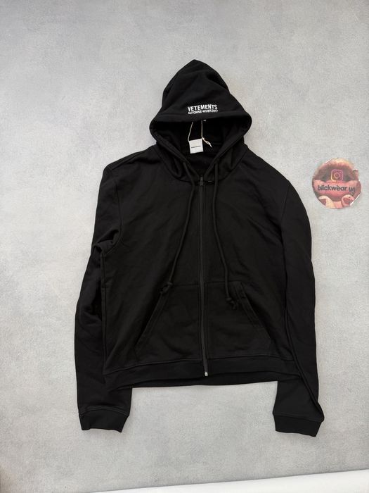 зип худи Vetements Eleveninch zip up M l — фото 3