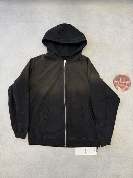 зип худи Rick Owens Washed zip M L vetements balenciaga maison margiel
