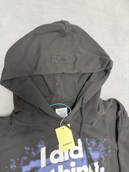 худи Vetements Didnt lucky balenciaga grailz project project gr — фото 2