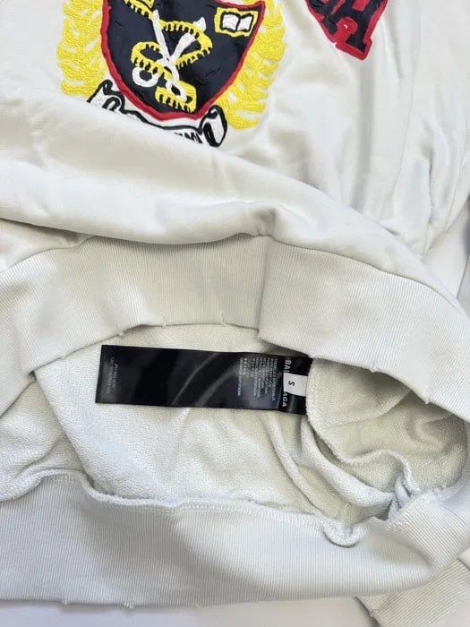 худи Balenciaga 1917 est jersey white M L vetements grailz maison marg — фото 4