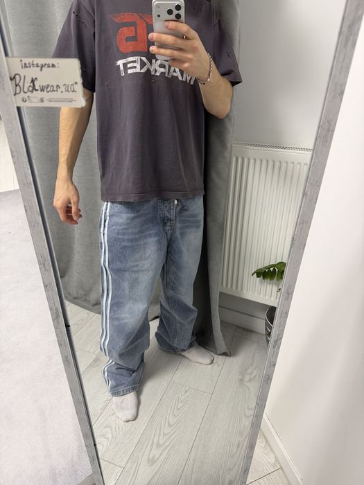джинсы джинси Balenciaga adidas jeans blue m l vetements  nofaith acne — фото 5