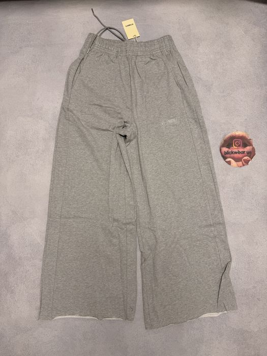штаны Vetements baggy sporty grey pants acne studios nofaith