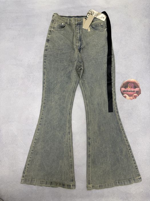 штаны джинсы клеш фларед Rick Owens Flared jeans M L