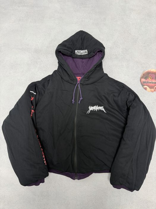 куртка бомбер пуховик VETEMENTS total fking darkness maison margiela
