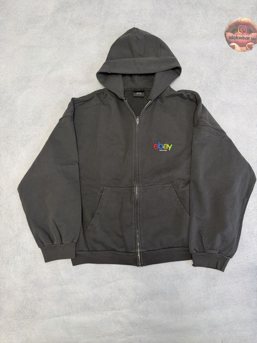 зип худи Balenciaga X Ebay Zip up M L vetements rick owens