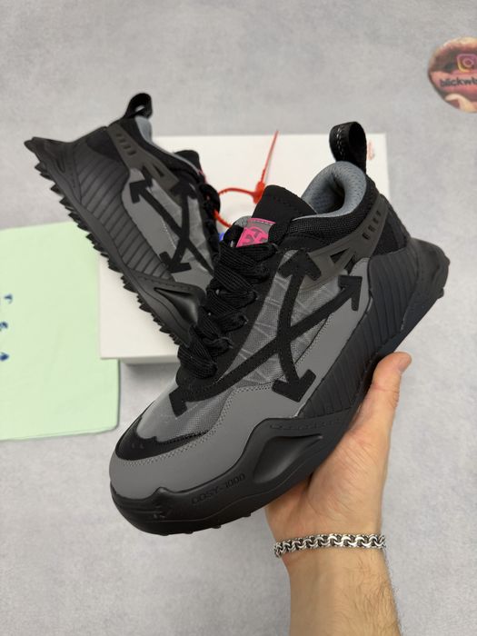 кроссовки Off White ODSY 1000 black grey nike balenciaga stussy 41 42 43 44 45 — фото 2