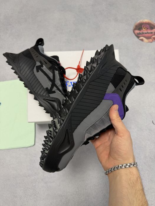 кроссовки Off White ODSY 1000 black grey nike balenciaga stussy 41 42 43 44 45 — фото 4