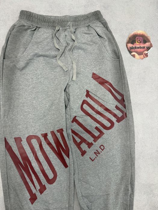 штаны mowalola swetpants grey M L — фото 2