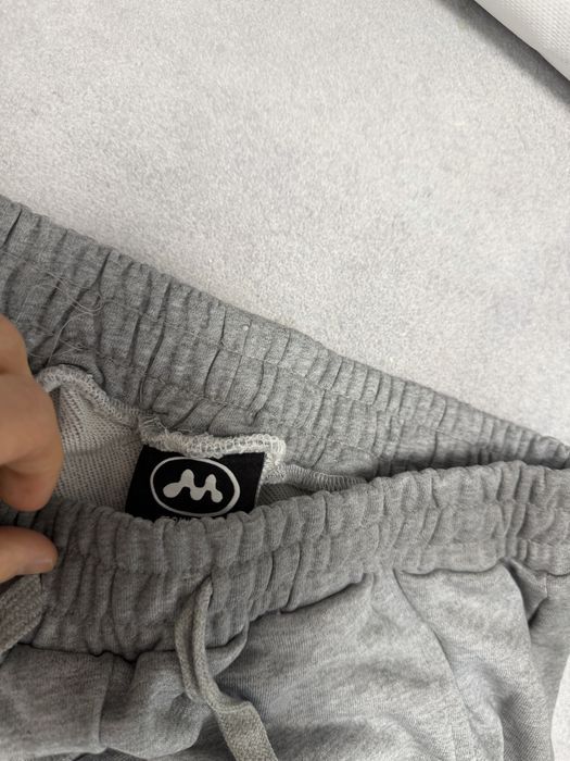 штаны mowalola swetpants grey M L — фото 3