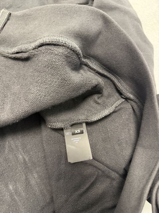 Зип Худи Vetememts TITANIC ZIP UP m l balenciaga rick owens black — фото 4