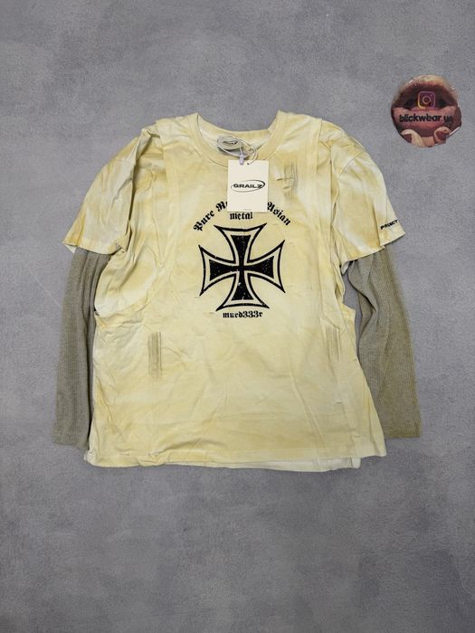 лонгслив Project Gr Grailz M L Cross chrome hearts balenciaga maison