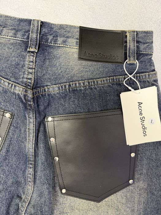 ACNE STUDIOS джинсы джинси штаны штани Dark blue M L vetements balenci — фото 4