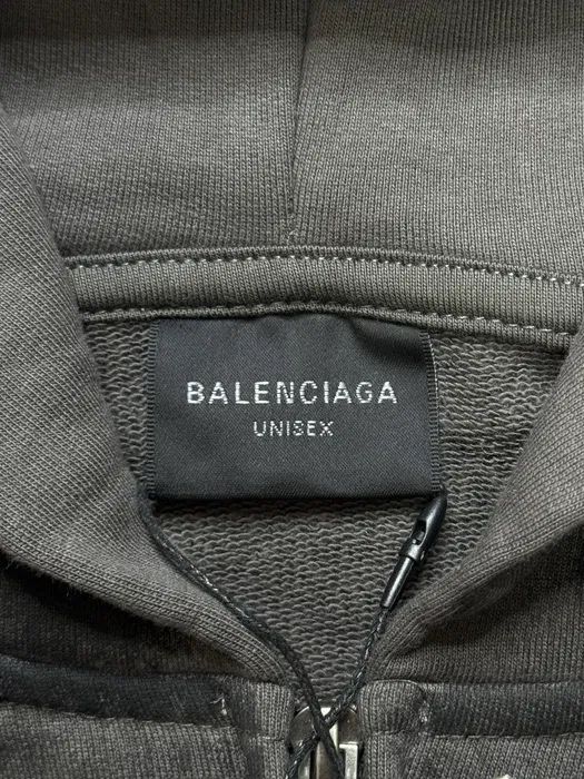 зип худи Balenciaga gaffer logo political dirty zip up vetements proje — фото 3